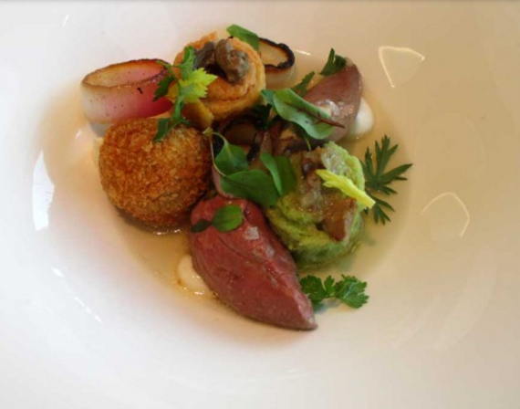 Sopa Coada di Michele Cella, piatto finalista al Premio Birra Moretti, Identità Golose 2015